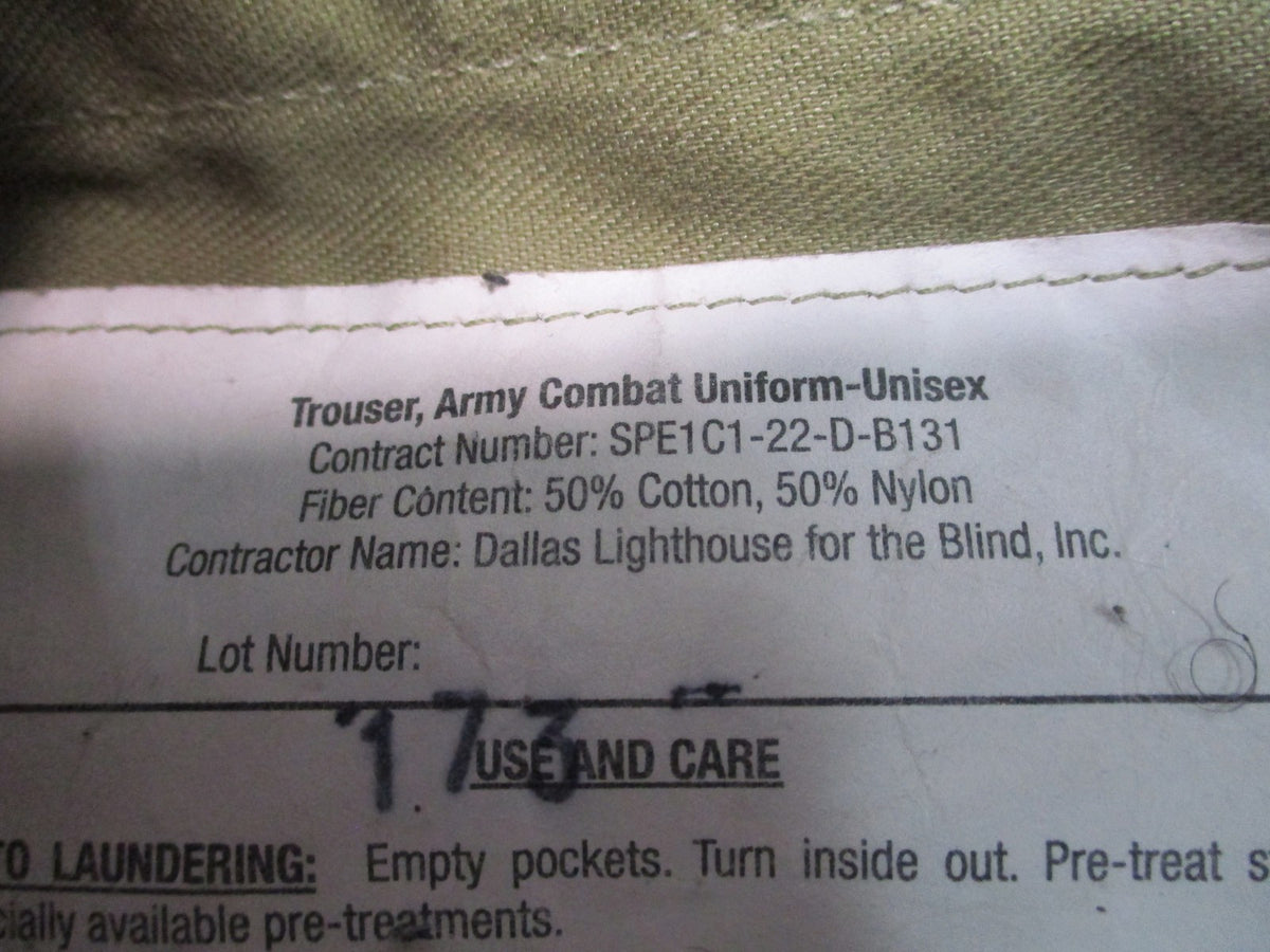 USGI Army OCP Scorpion W2 ACU Combat Trousers Small X-Short NSN 8415-01-623-4172