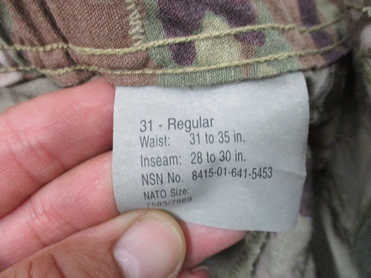 US Army Female OCP FRACU Combat Trousers 31 Regular Flame Resistant Pants
