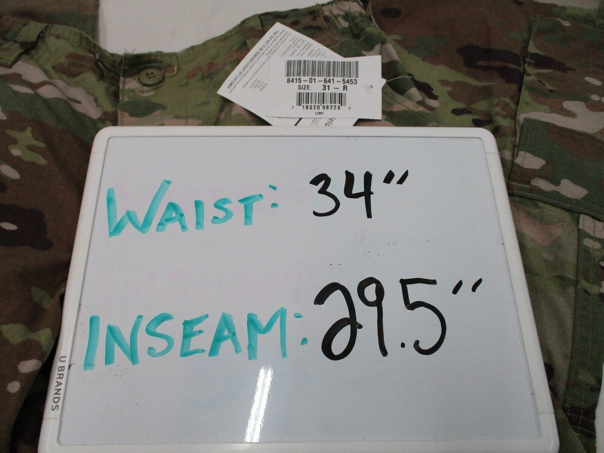 US Army Female OCP FRACU Combat Trousers 31 Regular Flame Resistant Pants