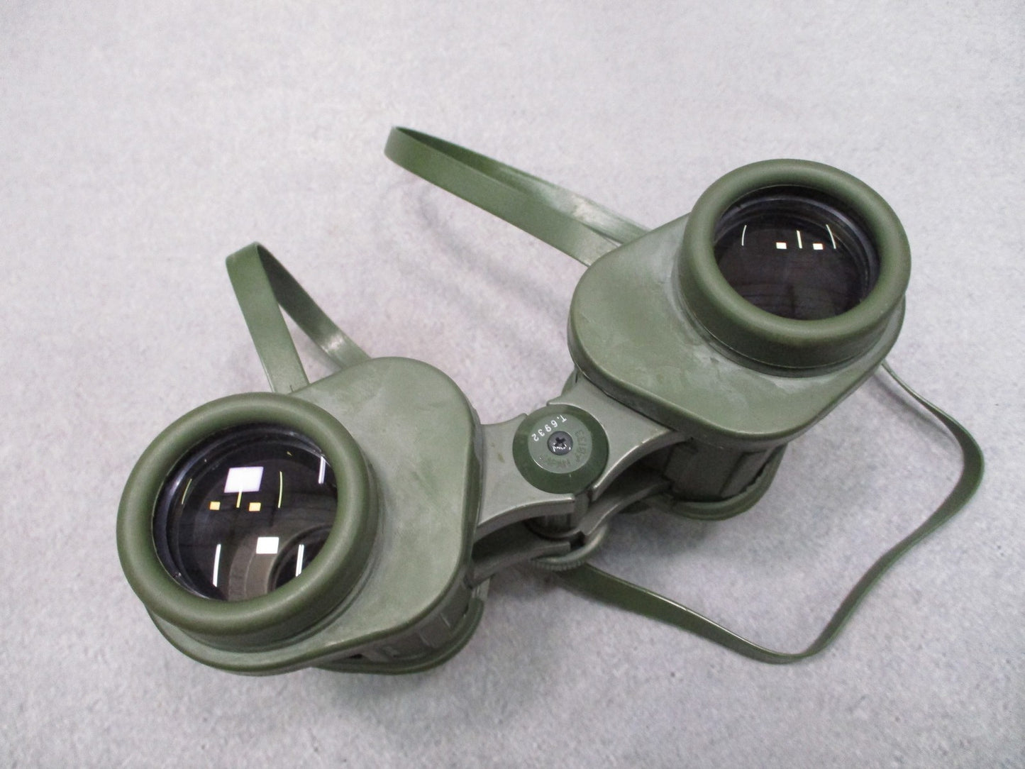 Vintage Optex Model 190 7x35 Wide Angle 11° Binoculars Made in Japan Olive Green