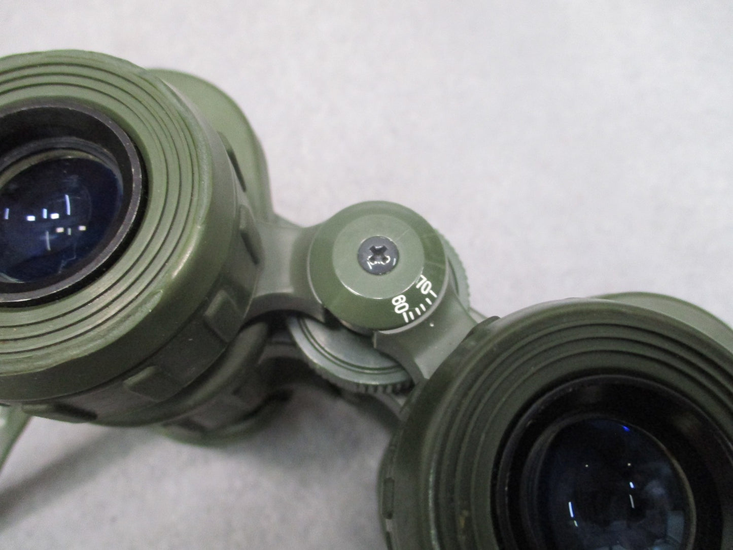 Vintage Optex Model 190 7x35 Wide Angle 11° Binoculars Made in Japan Olive Green