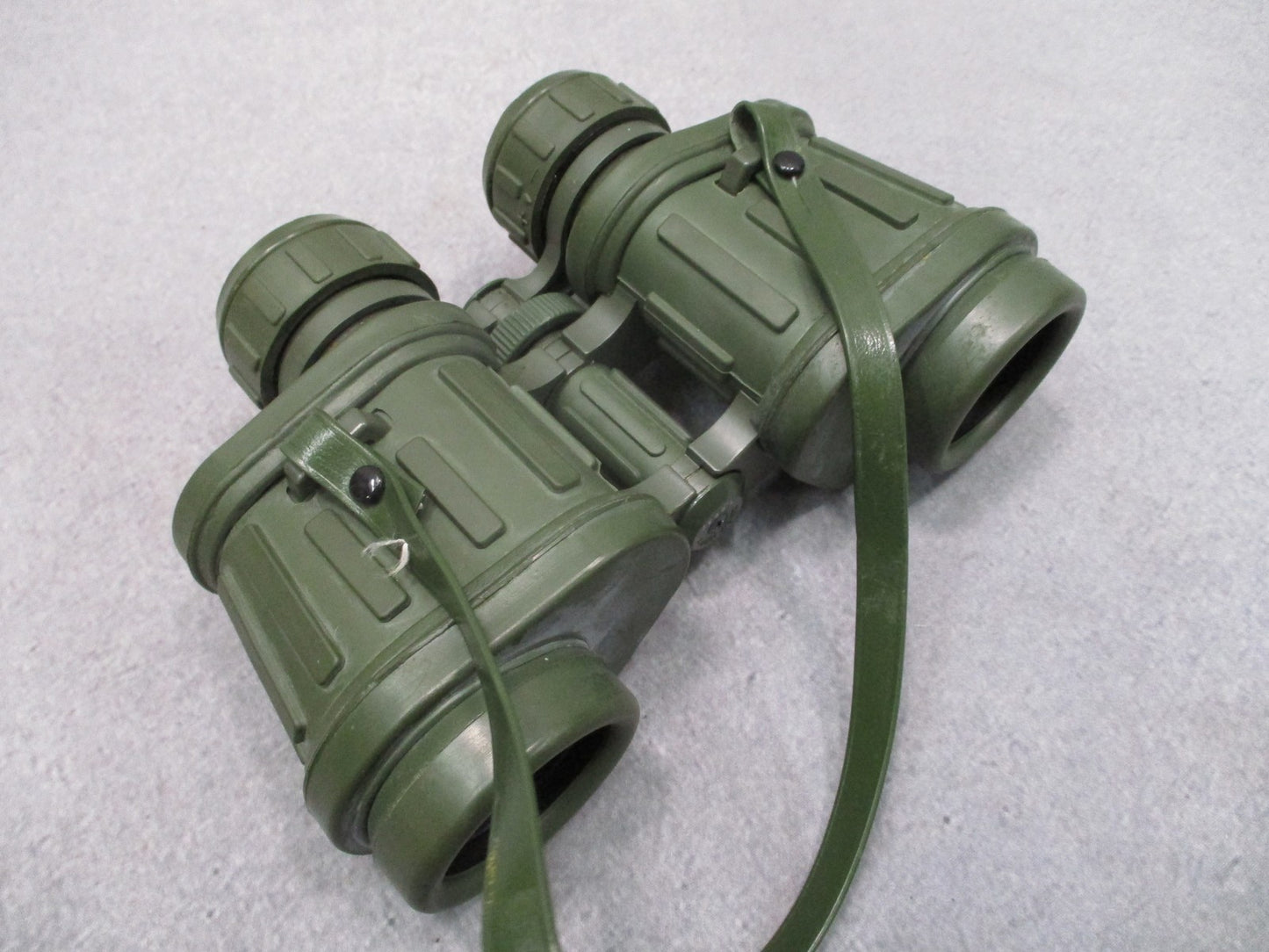 Vintage Optex Model 190 7x35 Wide Angle 11° Binoculars Made in Japan Olive Green
