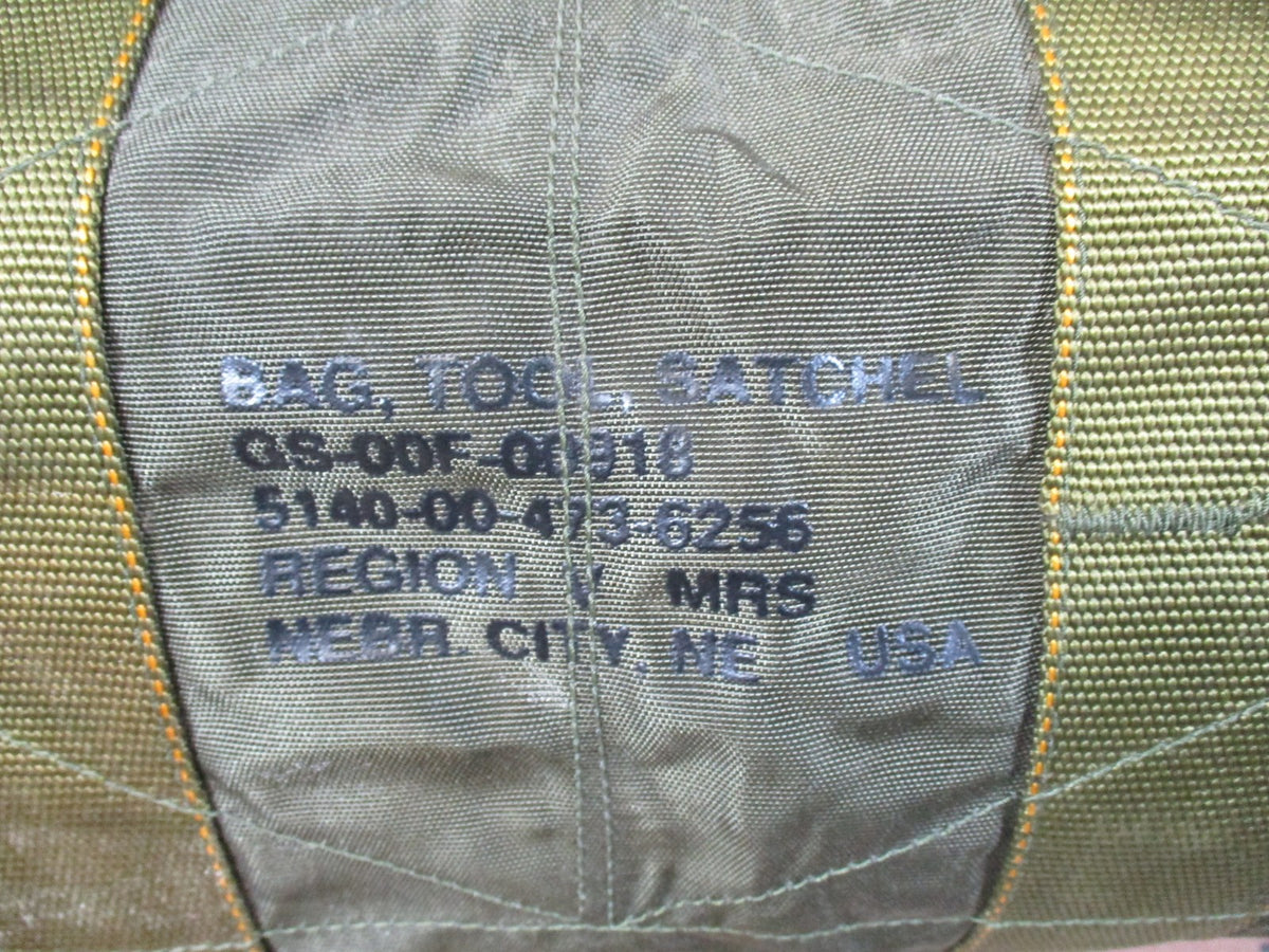 US Military Surplus Tool Satchel Bag Olive Drab NSN 5140-00-473-6256 Nylon