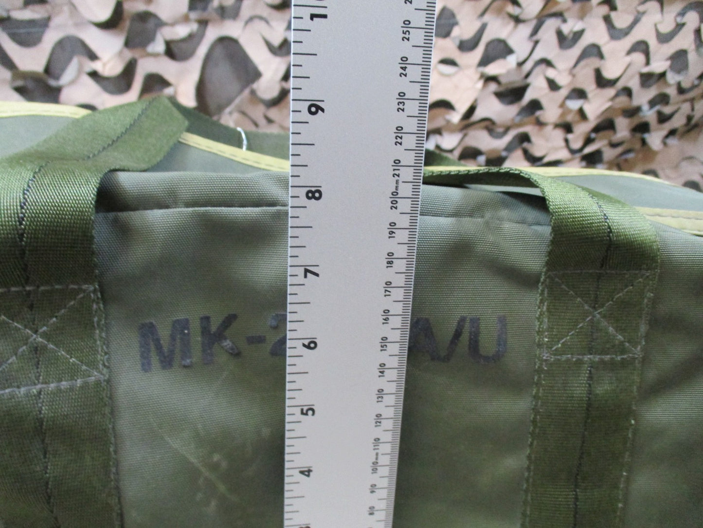 Genuine US Military MK-2551A/U Equipment Bag Heavy Duty Nylon Canvas Tool Bag