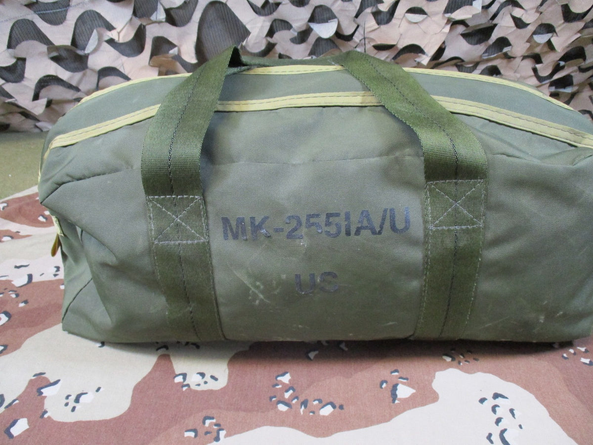 Genuine US Military MK-2551A/U Equipment Bag Heavy Duty Nylon Canvas Tool Bag