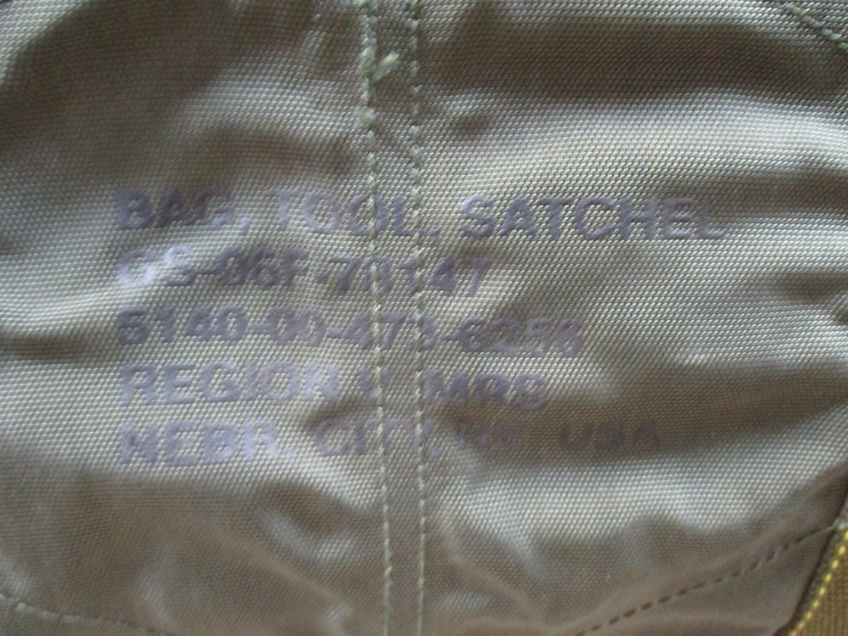 US Military Surplus Tool Satchel Bag Olive Drab NSN 5140-00-473-6256 Tactical