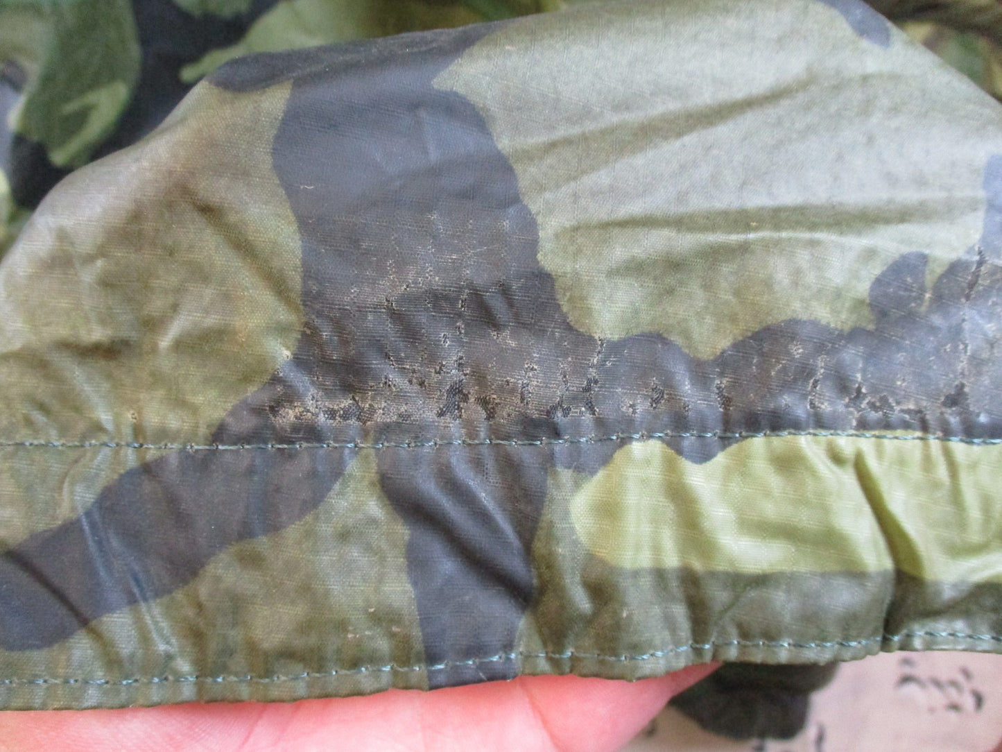 US Military Woodland Camouflage Wet Weather Poncho NSN 8405-01-100-0976 Surplus