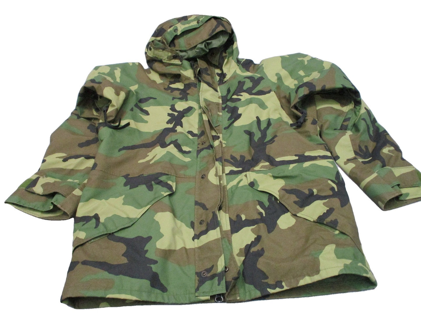 US Military ECWCS Parka Woodland Camo Gen 1 Cold Weather Jacket Medium Regular
