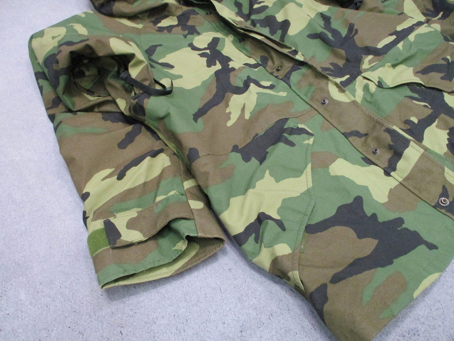US Military ECWCS Parka Woodland Camo Gen 1 Cold Weather Jacket Medium Regular
