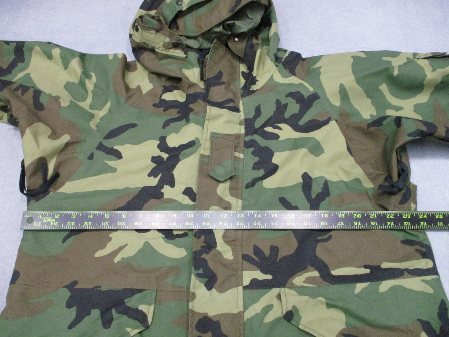 US Military ECWCS Parka Woodland Camo Gen 1 Cold Weather Jacket Medium Regular