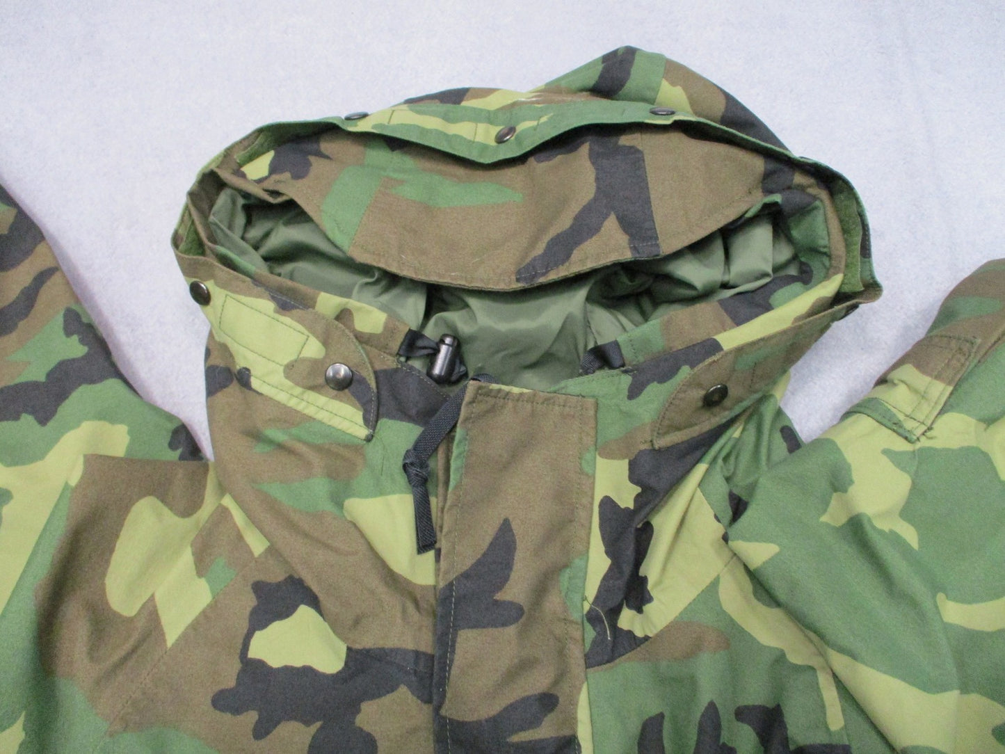 US Military ECWCS Parka Woodland Camo Gen 1 Cold Weather Jacket Medium Regular
