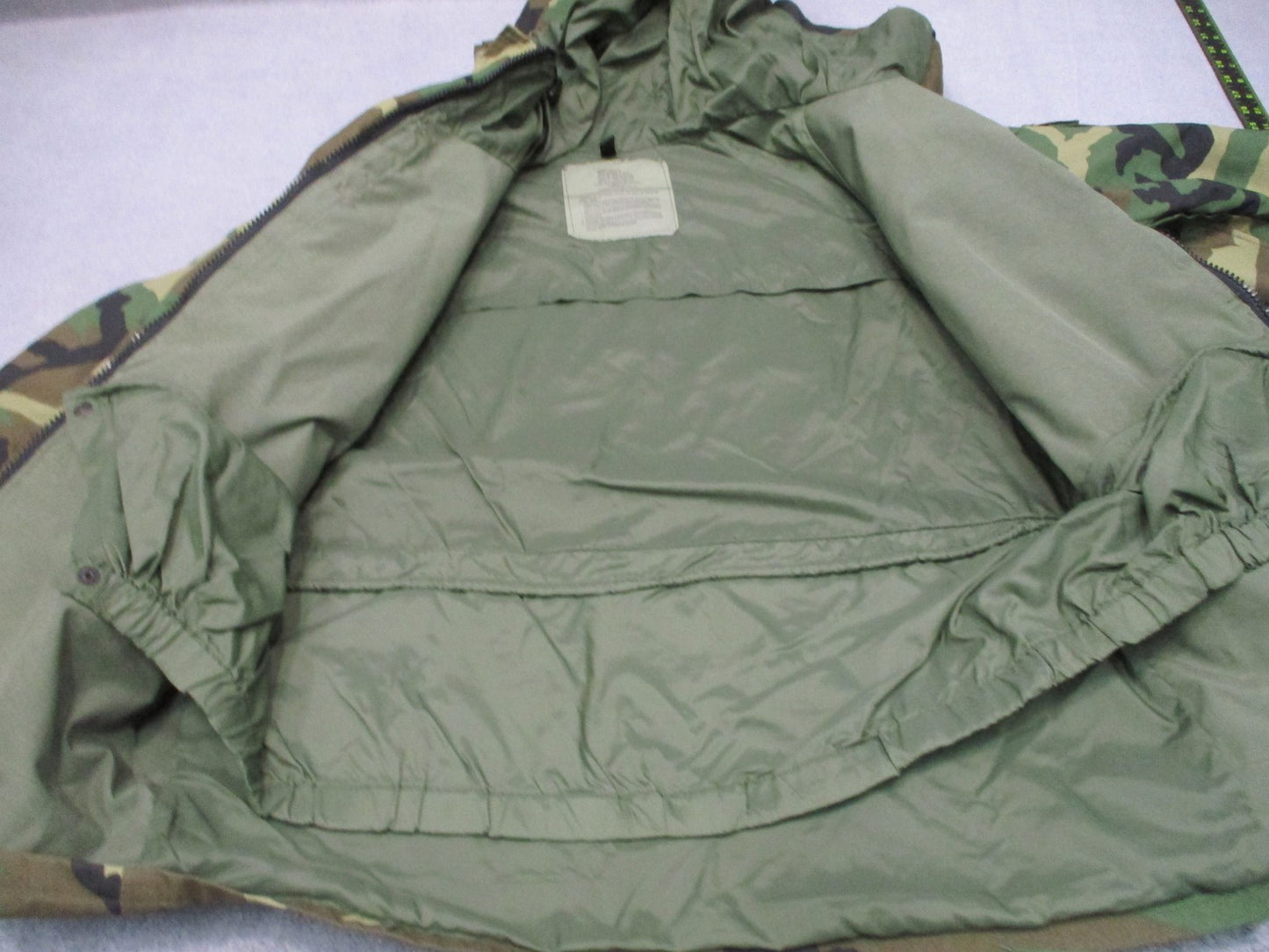 US Military ECWCS Parka Woodland Camo Gen 1 Cold Weather Jacket Medium Regular
