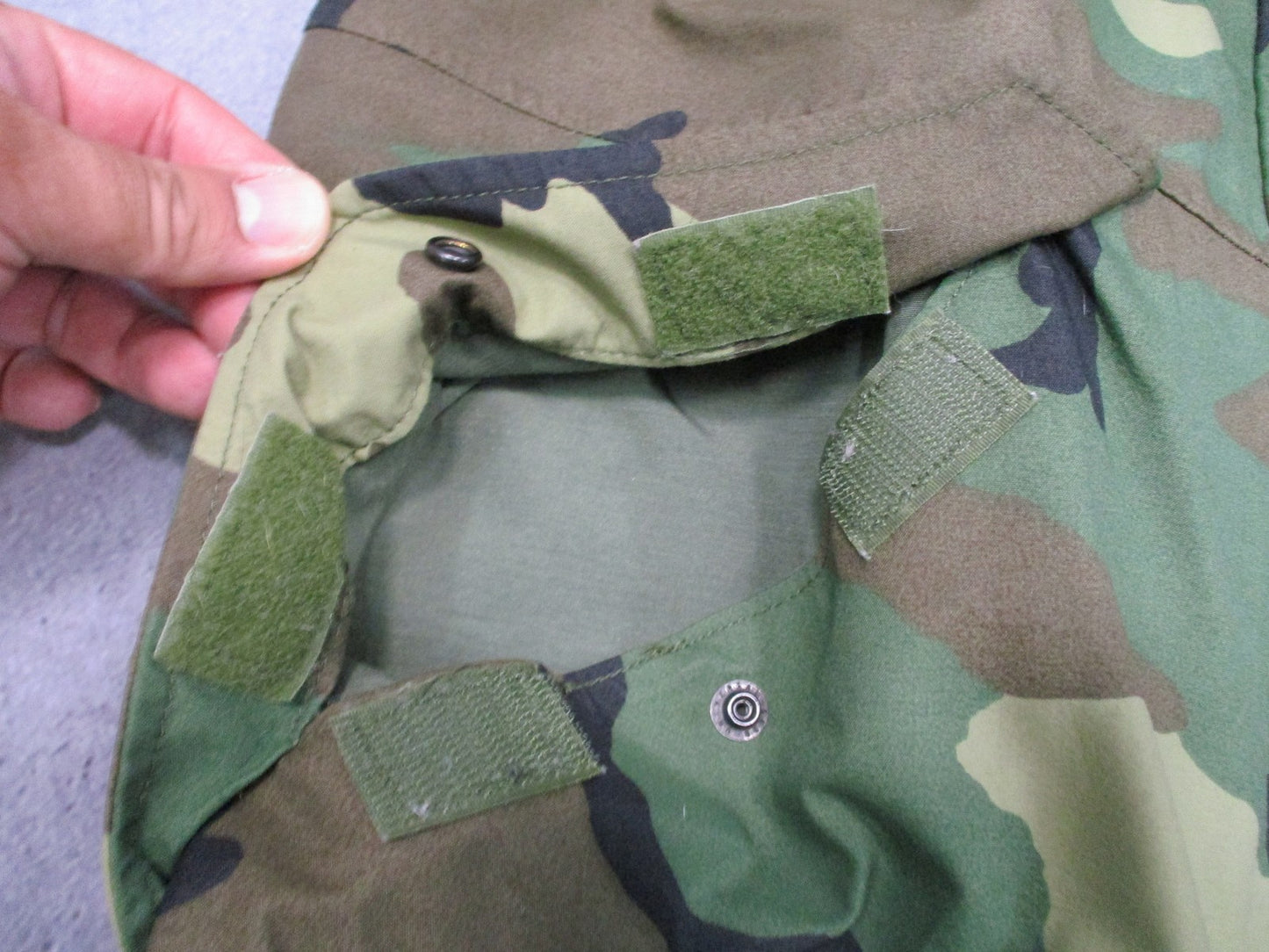 US Military ECWCS Parka Woodland Camo Gen 1 Cold Weather Jacket Medium Regular