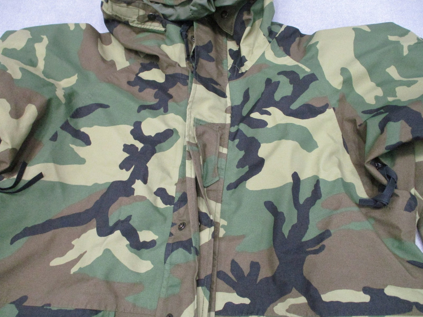 US Military ECWCS Parka Woodland Camo Gen 1 Cold Weather Jacket Medium Regular
