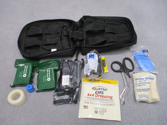 Elite First Aid Military IFAK Advanced Tactical Medical Pouch Kit Black New