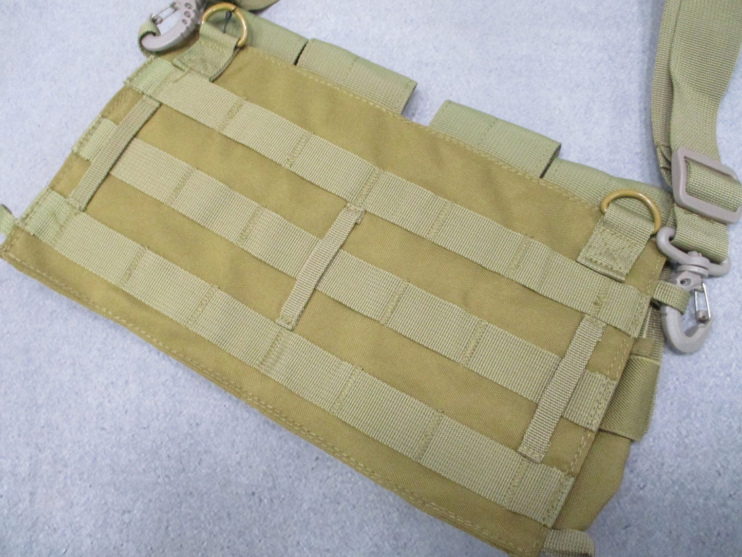 VISM NcSTAR Magazine Bandoleer Tan Holds (4x) 7.62x39 or (8x) 5.56 Mags MOLLE