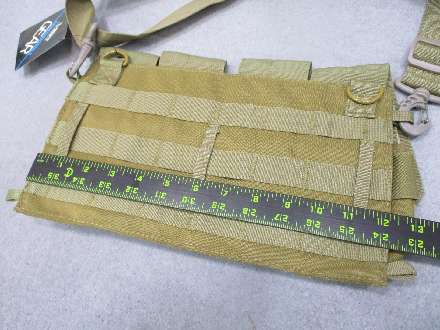 VISM NcSTAR Magazine Bandoleer Tan Holds (4x) 7.62x39 or (8x) 5.56 Mags MOLLE