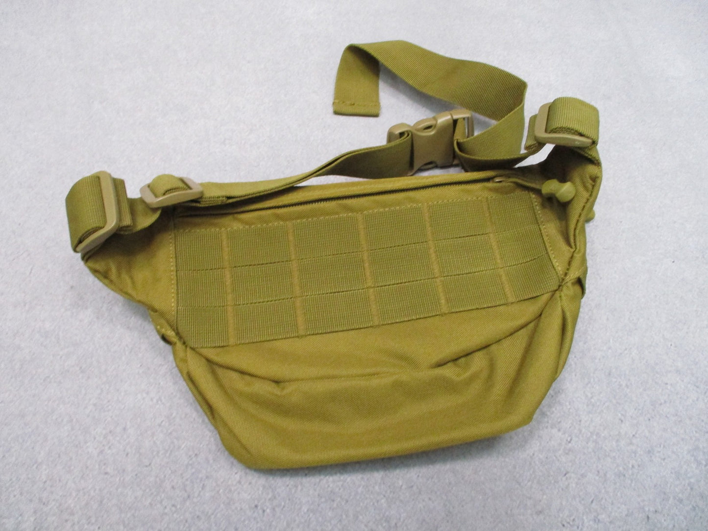 Highland Tactical Waist Pack Molle Pouch Tan Utility Bag Adjustable Strap