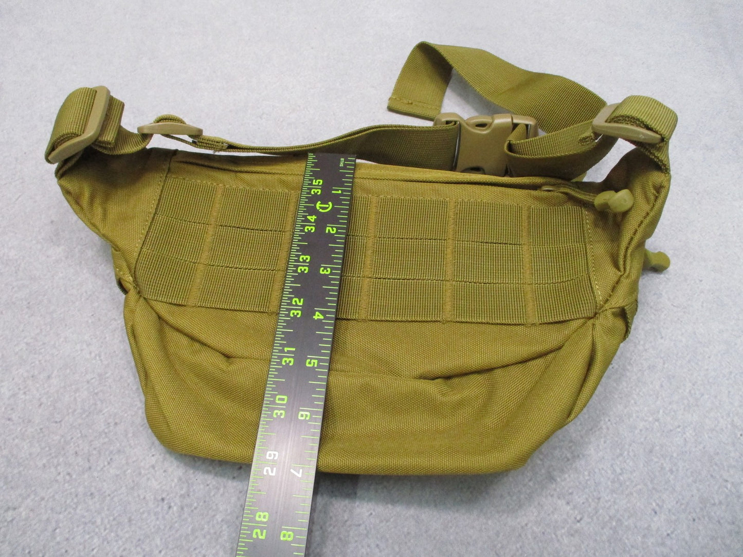 Highland Tactical Waist Pack Molle Pouch Tan Utility Bag Adjustable Strap