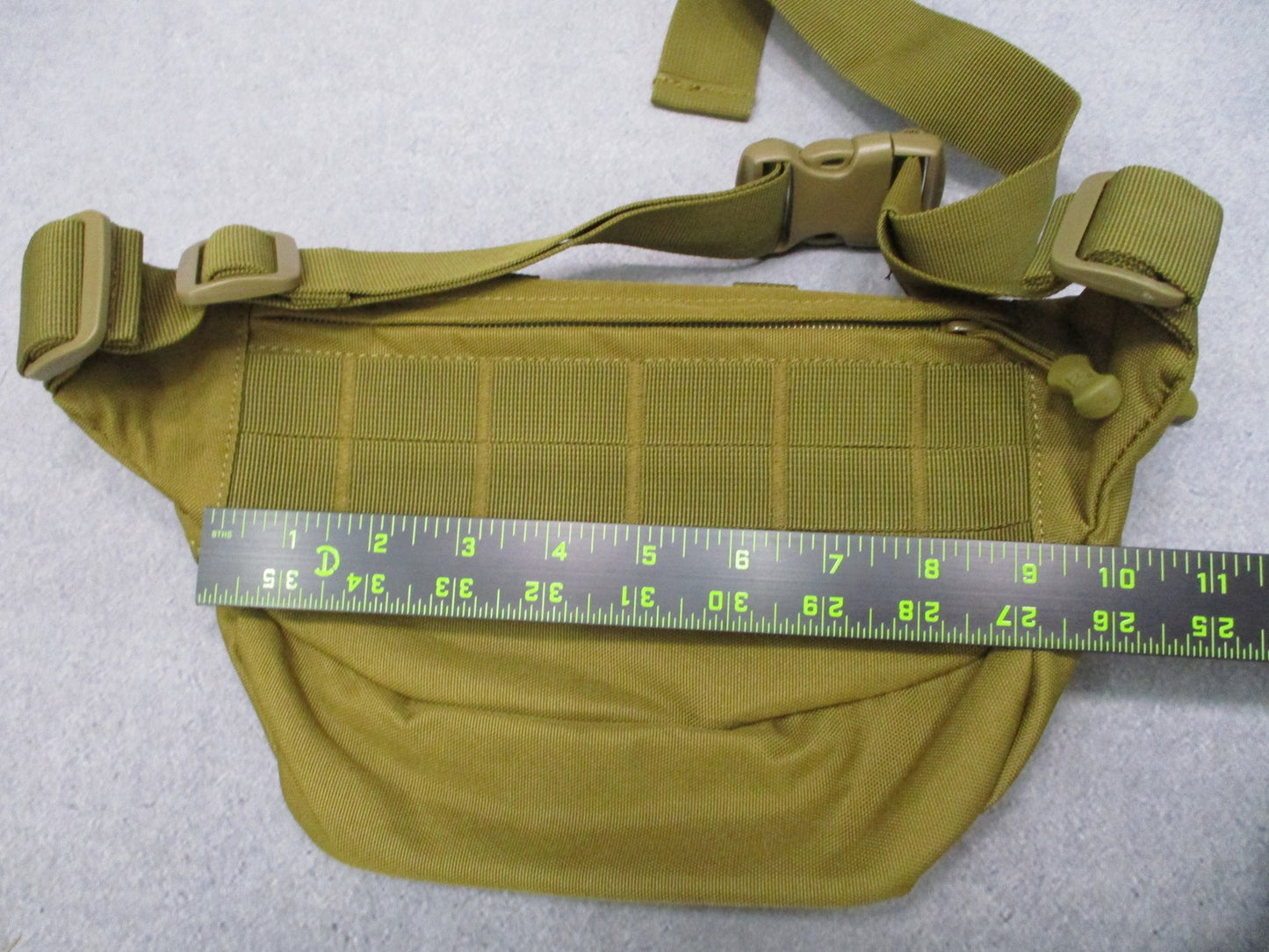 Highland Tactical Waist Pack Molle Pouch Tan Utility Bag Adjustable Strap