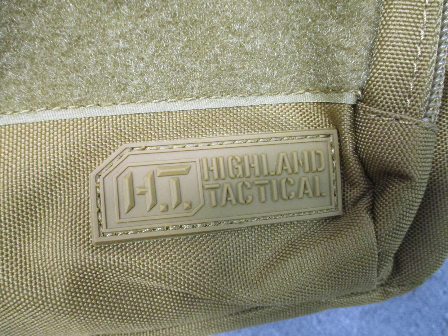 Highland Tactical Waist Pack Molle Pouch Tan Utility Bag Adjustable Strap