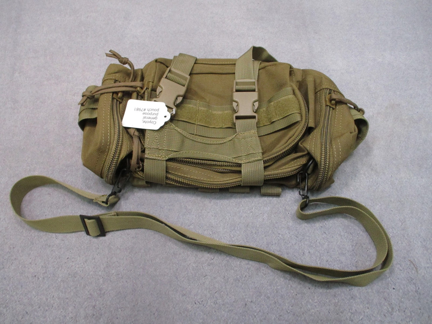 Coyote Tactical General Purpose Pouch MOLLE Compatible Utility Bag