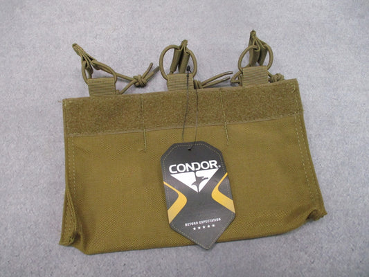 New Condor MA4 Triple Kangaroo Plate Carrier Front Pocket Mag Insert Pouch
