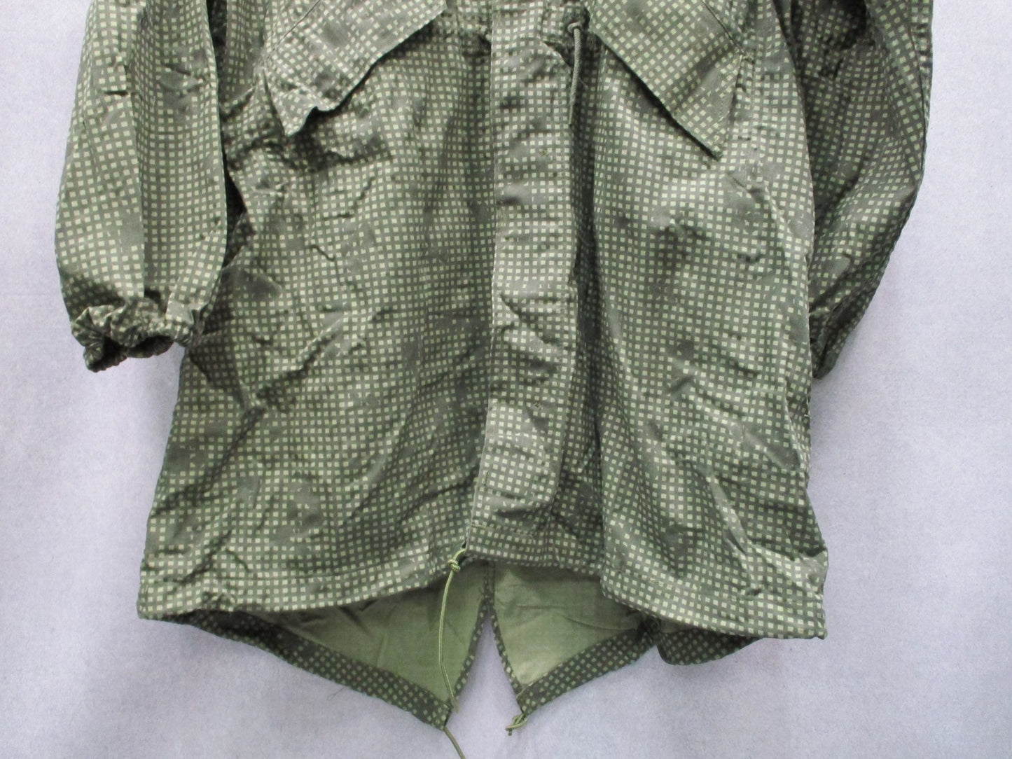 USGI DESERT NIGHT CAMO MILITARY PARKA MEDIUM FISHTAIL JACKET DNC CAMOUFLAGE