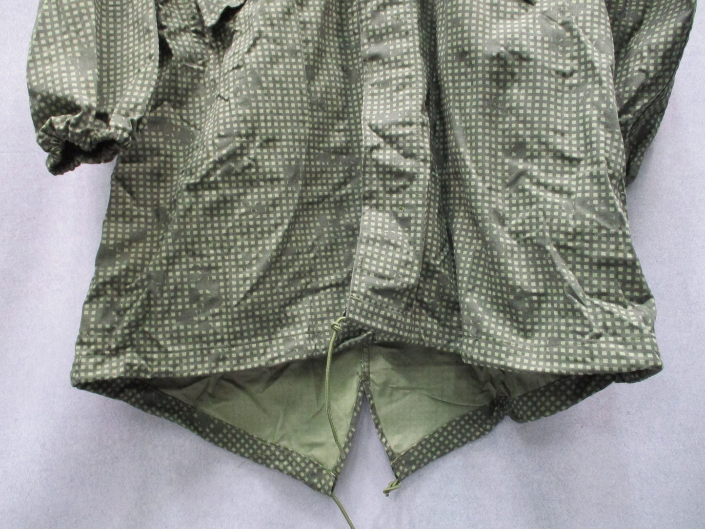 USGI DESERT NIGHT CAMO MILITARY PARKA MEDIUM FISHTAIL JACKET DNC CAMOUFLAGE