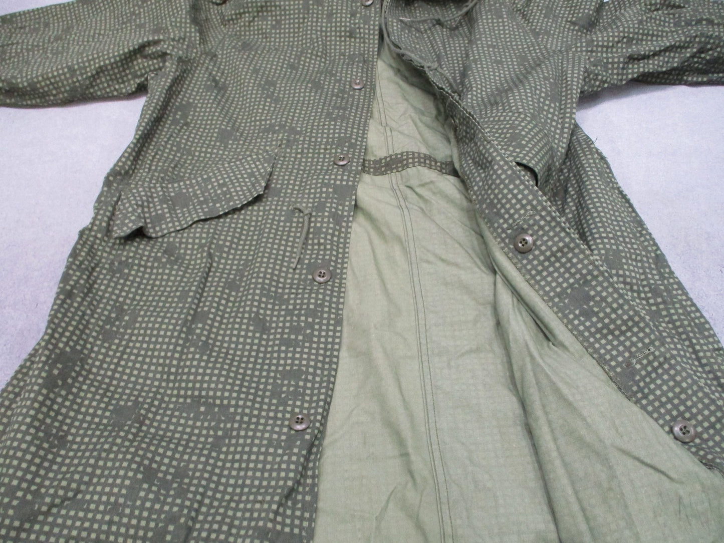 USGI DESERT NIGHT CAMO MILITARY PARKA MEDIUM FISHTAIL JACKET DNC CAMOUFLAGE