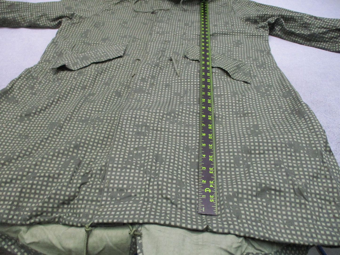 USGI DESERT NIGHT CAMO MILITARY PARKA MEDIUM FISHTAIL JACKET DNC CAMOUFLAGE