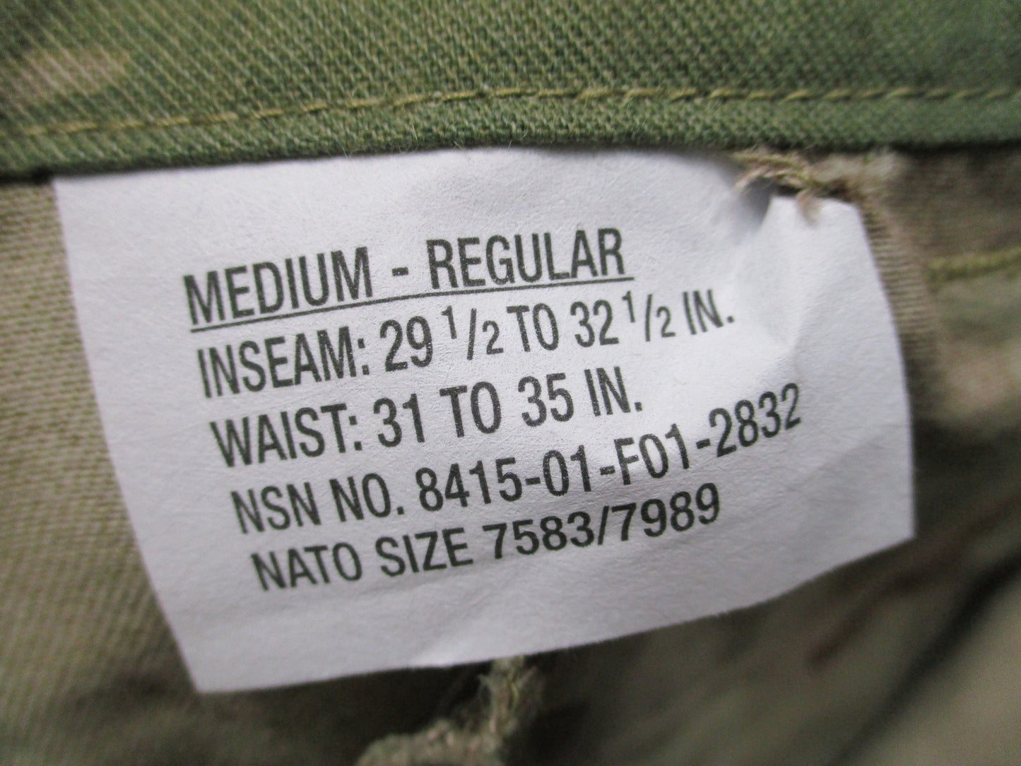 US Army Advanced Combat Pants  Multicam Medium Regular Tactical Trousers