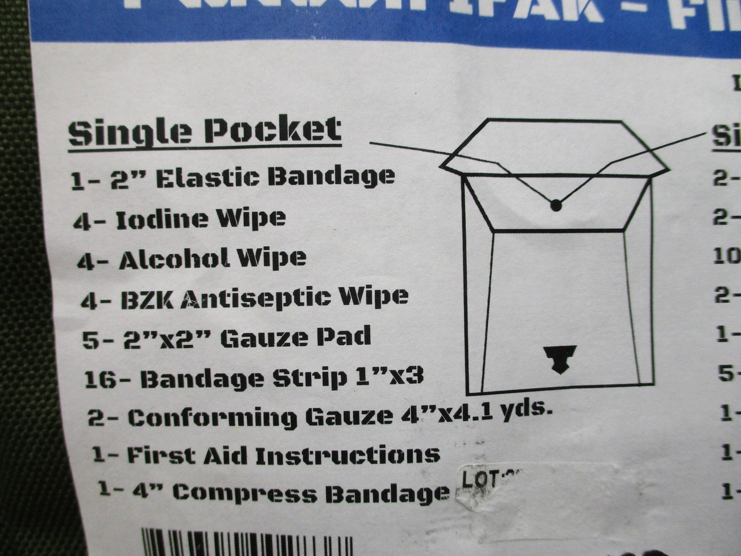 Elite First Aid Platoon IFAK Tactical Medical Pouch Kit Olive Drab New