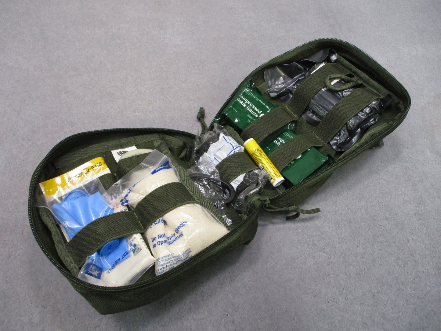 Elite First Aid Military IFAK Advanced Tactical Trauma Kit Olive Drab New