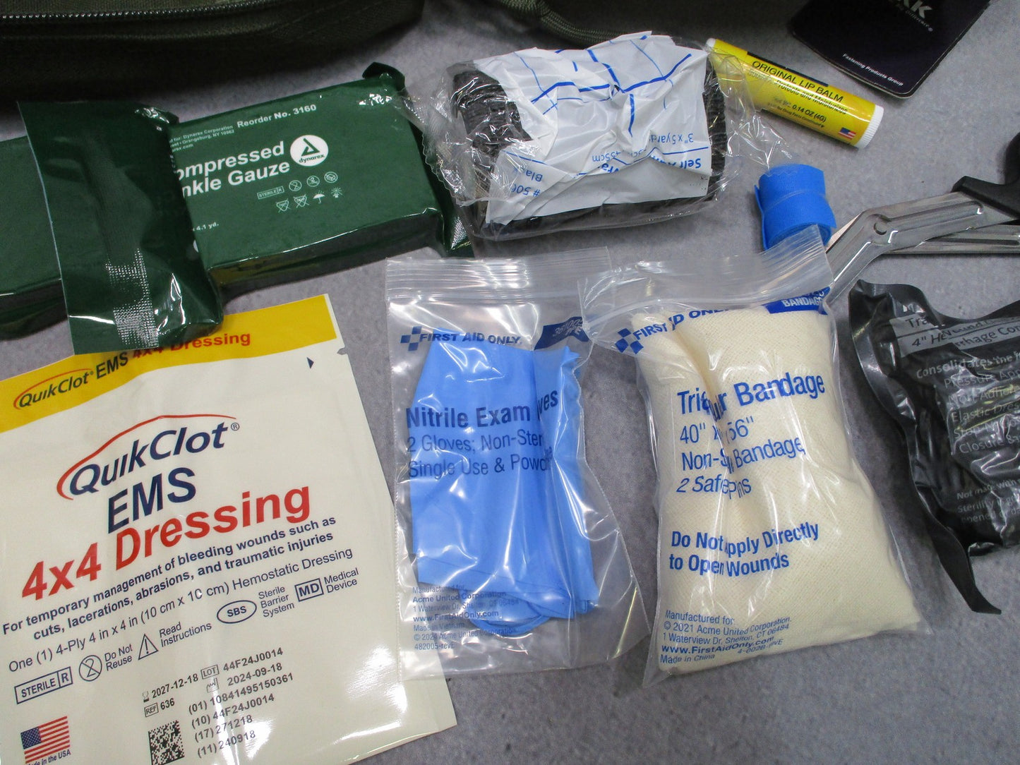 Elite First Aid Military IFAK Advanced Tactical Trauma Kit Olive Drab New