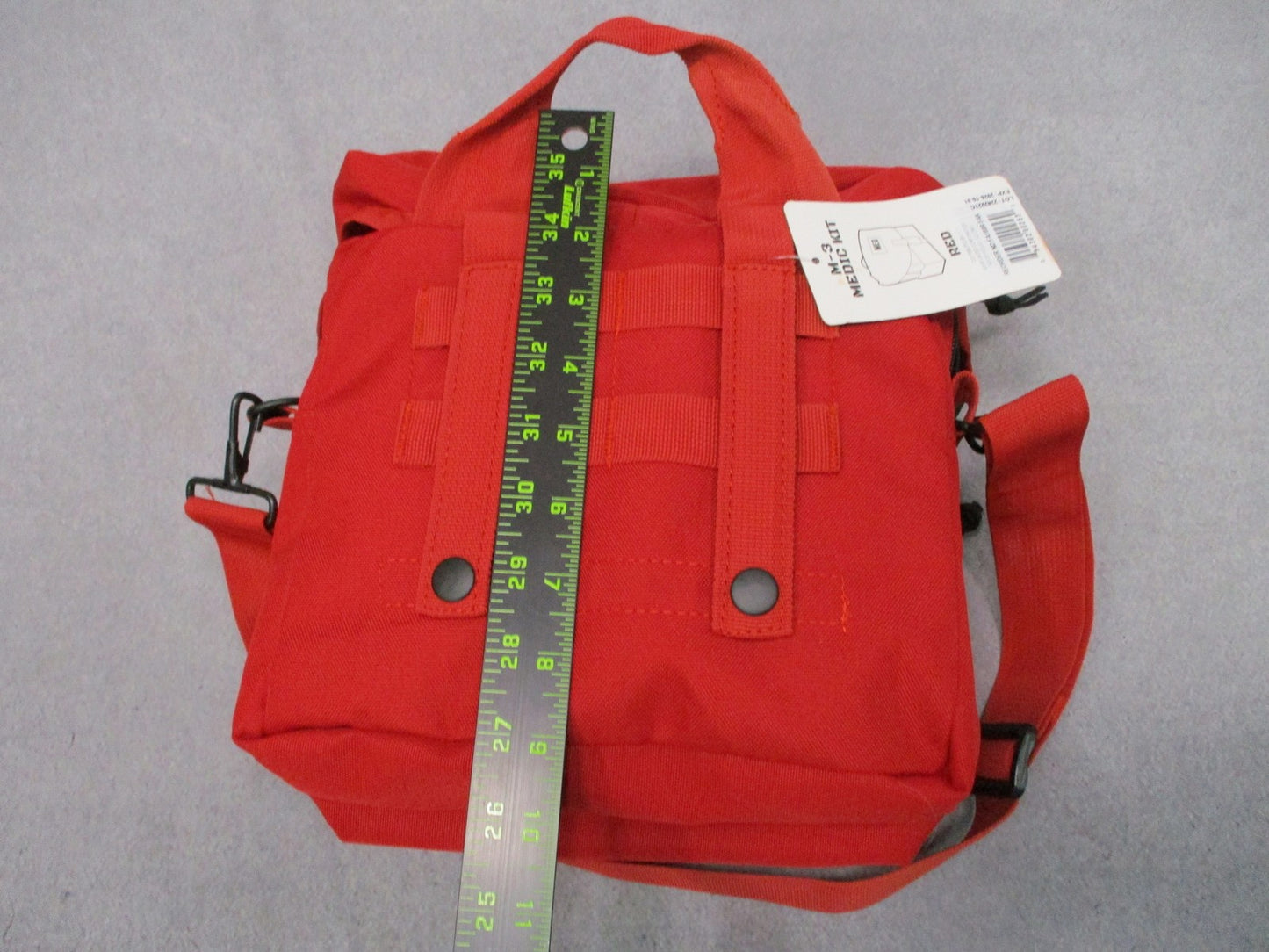 Tri-Fold First Aid M-3 Medic Kit Tactical Medical Bag Red Combat Life Saver CLS