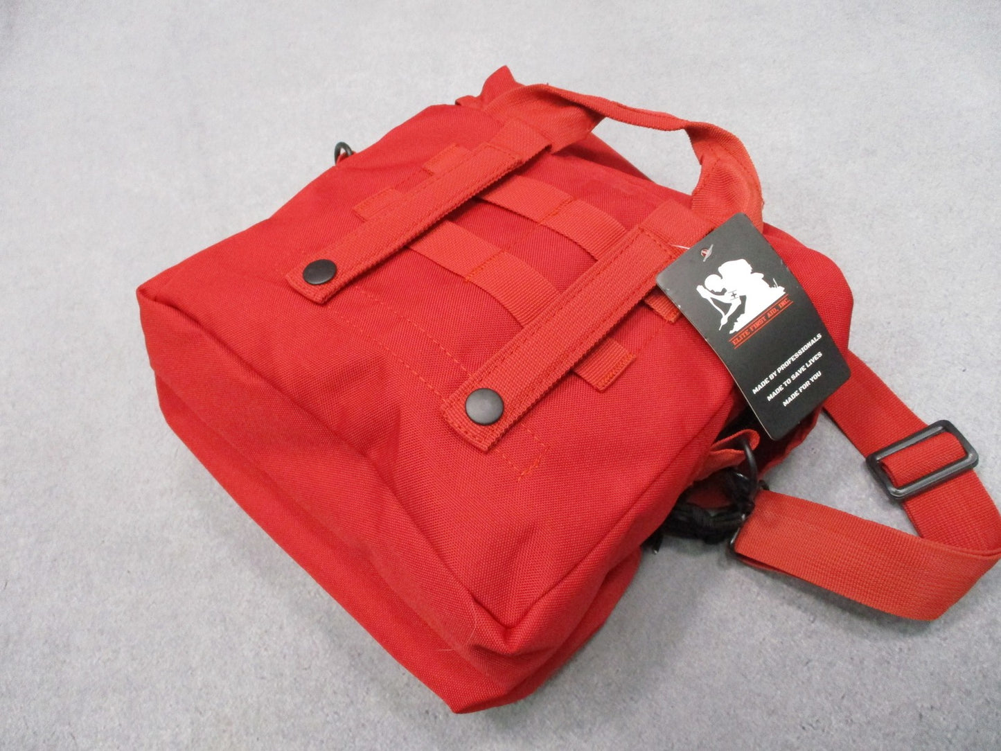 Tri-Fold First Aid M-3 Medic Kit Tactical Medical Bag Red Combat Life Saver CLS