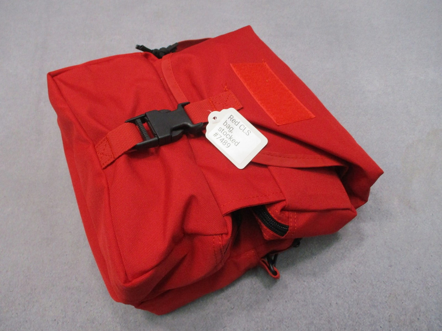 Tri-Fold First Aid M-3 Medic Kit Tactical Medical Bag Red Combat Life Saver CLS