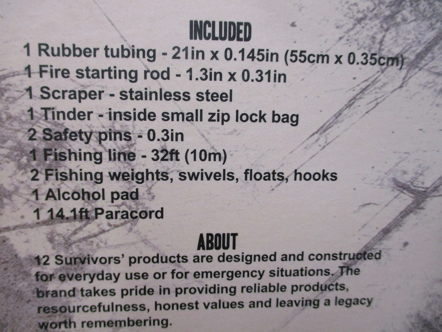 2x 12 Survivors Paracord Survival Band 17-Piece Emergency Kit Bracelet