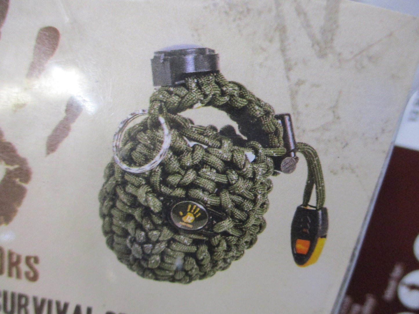 12 Survivors Paracord Survival Orb TS24003 27-Piece Camping Hiking Gear New