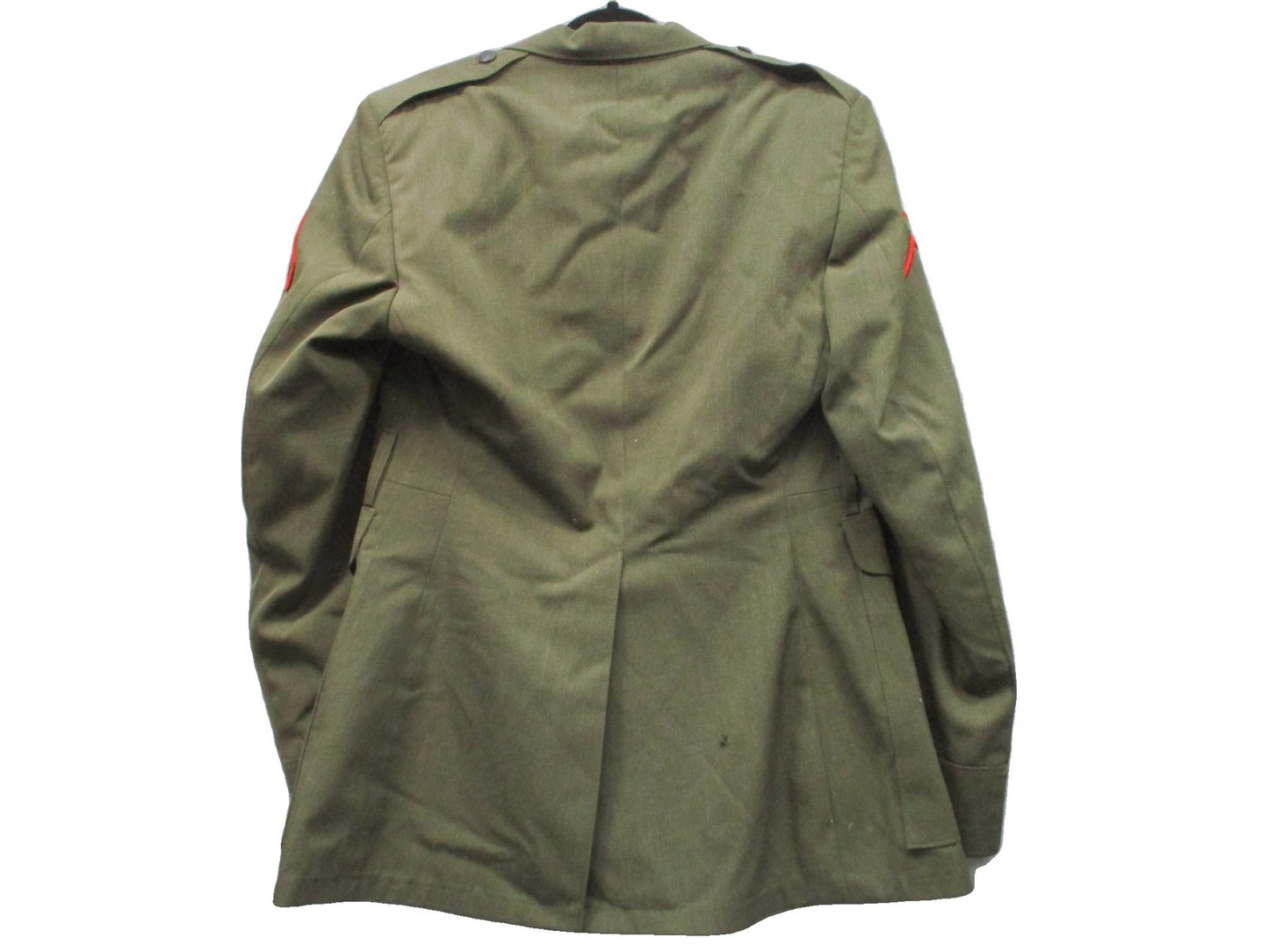 USMC Marine Corps Service Alpha Dress Jacket Size 40R Private First Class Rank