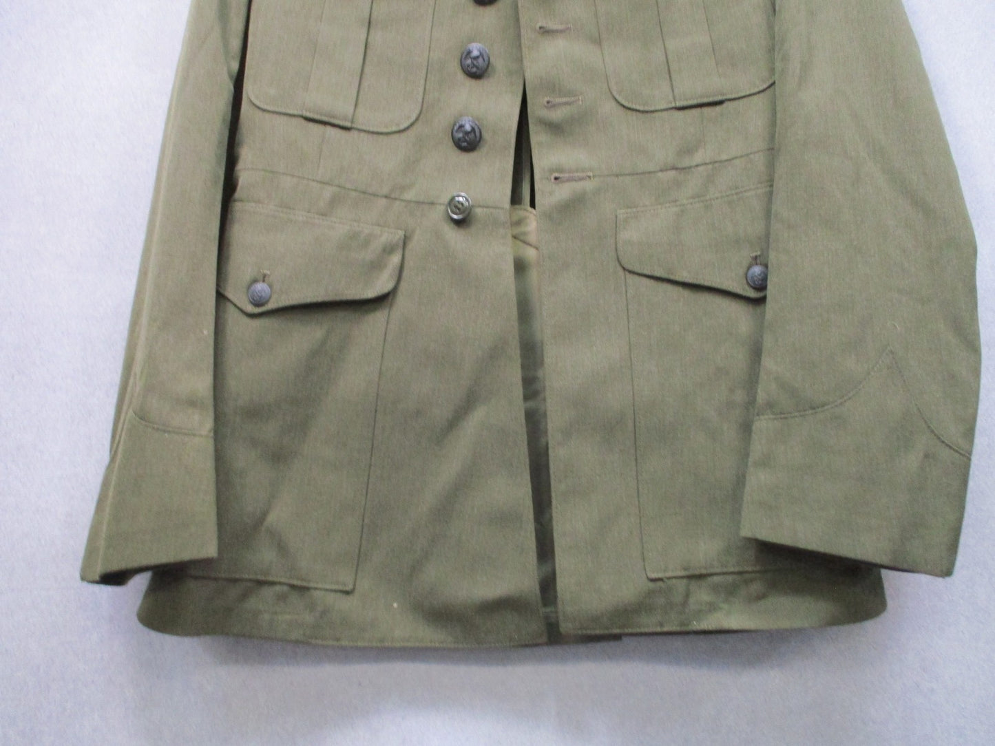 USMC Marine Corps Service Alpha Dress Jacket Size 40R Private First Class Rank