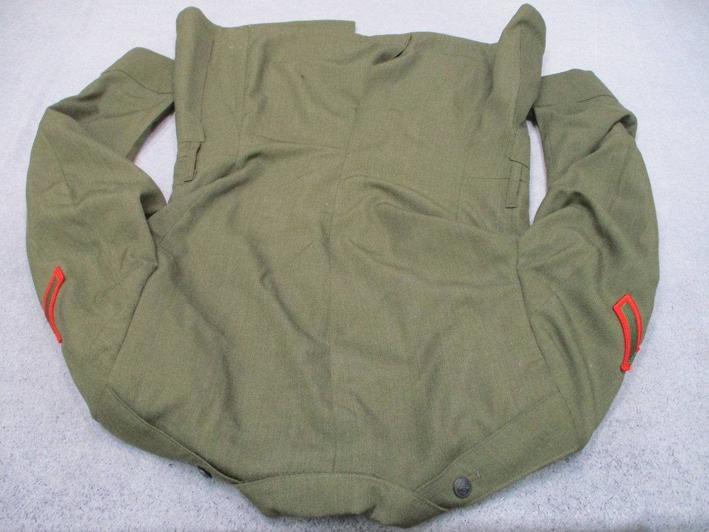 USMC Marine Corps Service Alpha Dress Jacket Size 40R Private First Class Rank