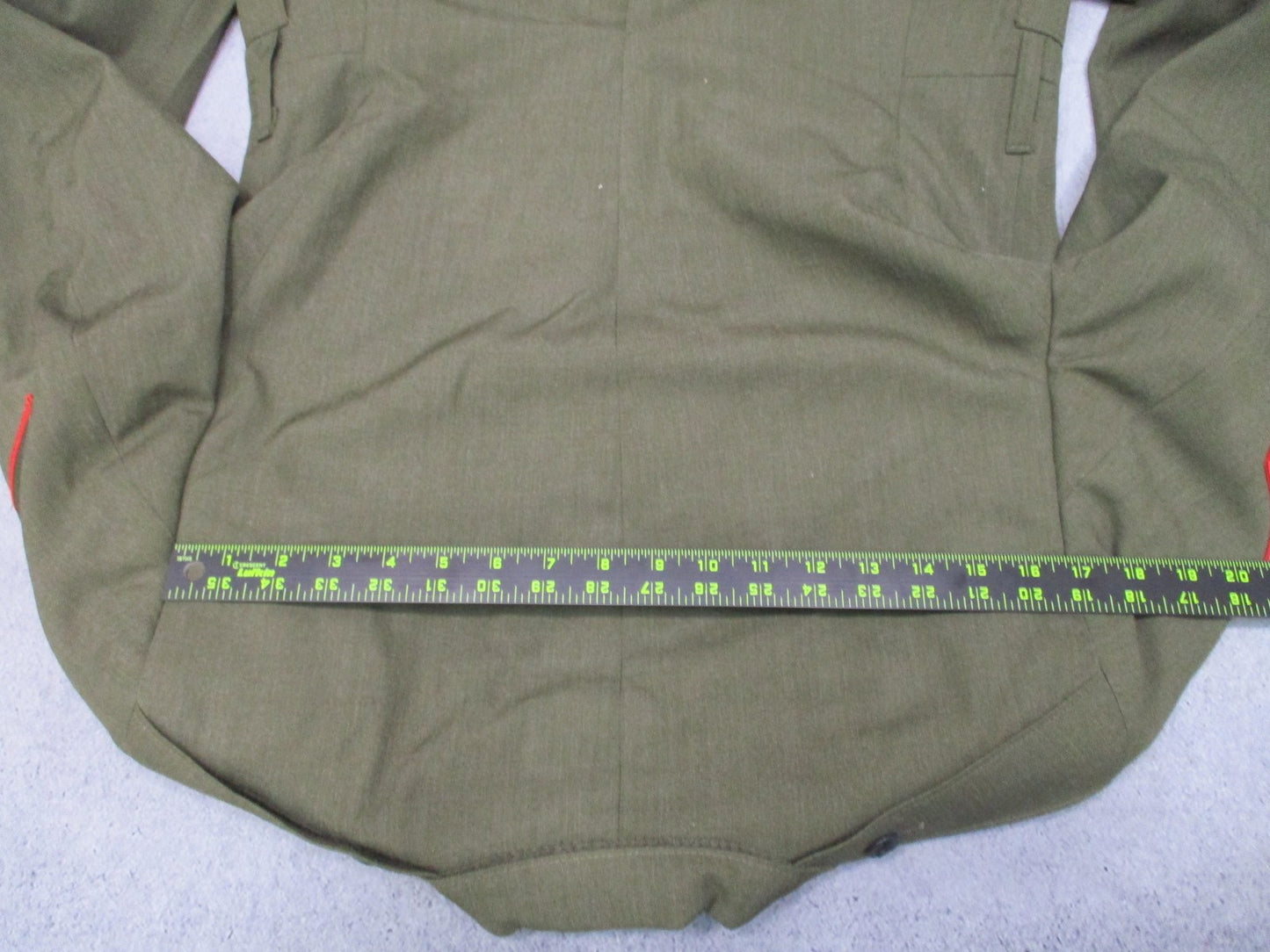 USMC Marine Corps Service Alpha Dress Jacket Size 40R Private First Class Rank