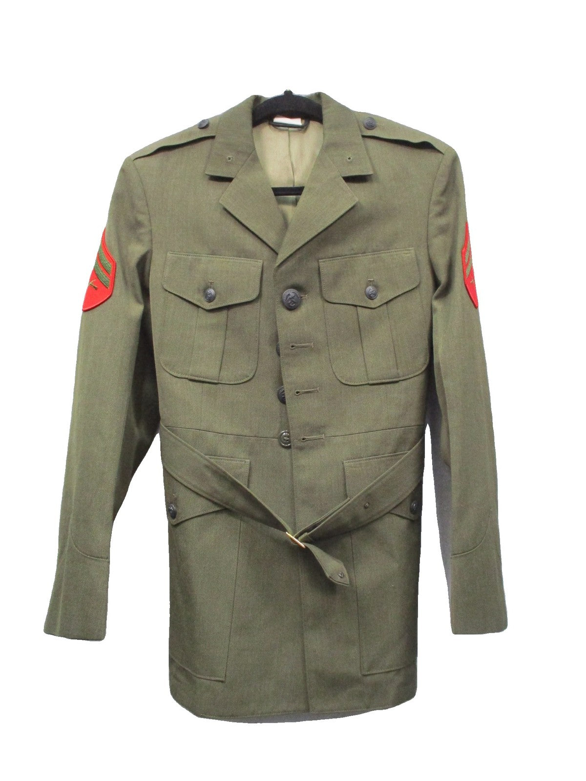 USMC Service Alpha Coat Jacket 37S Corporal Rank NSN 8405-01-279-5606 Crown