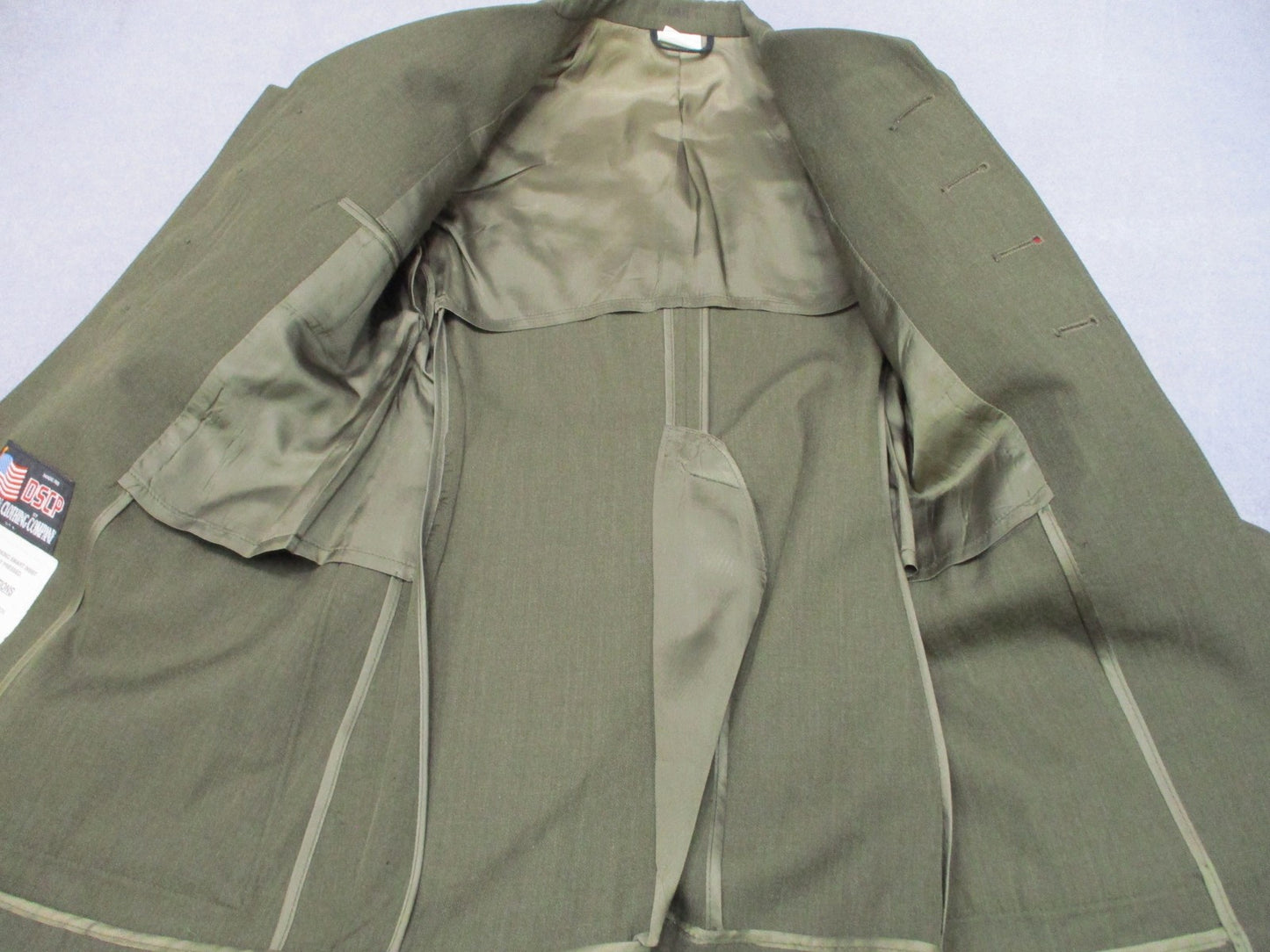 USMC Service Alpha Coat Jacket 37S Corporal Rank NSN 8405-01-279-5606 Crown
