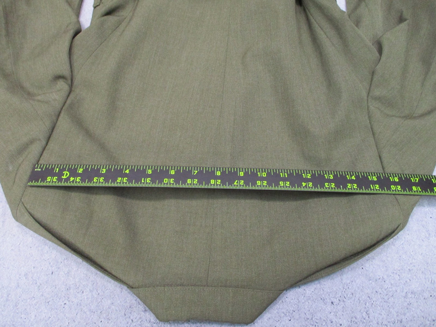 USMC Service Alpha Coat Jacket 37S Corporal Rank NSN 8405-01-279-5606 Crown