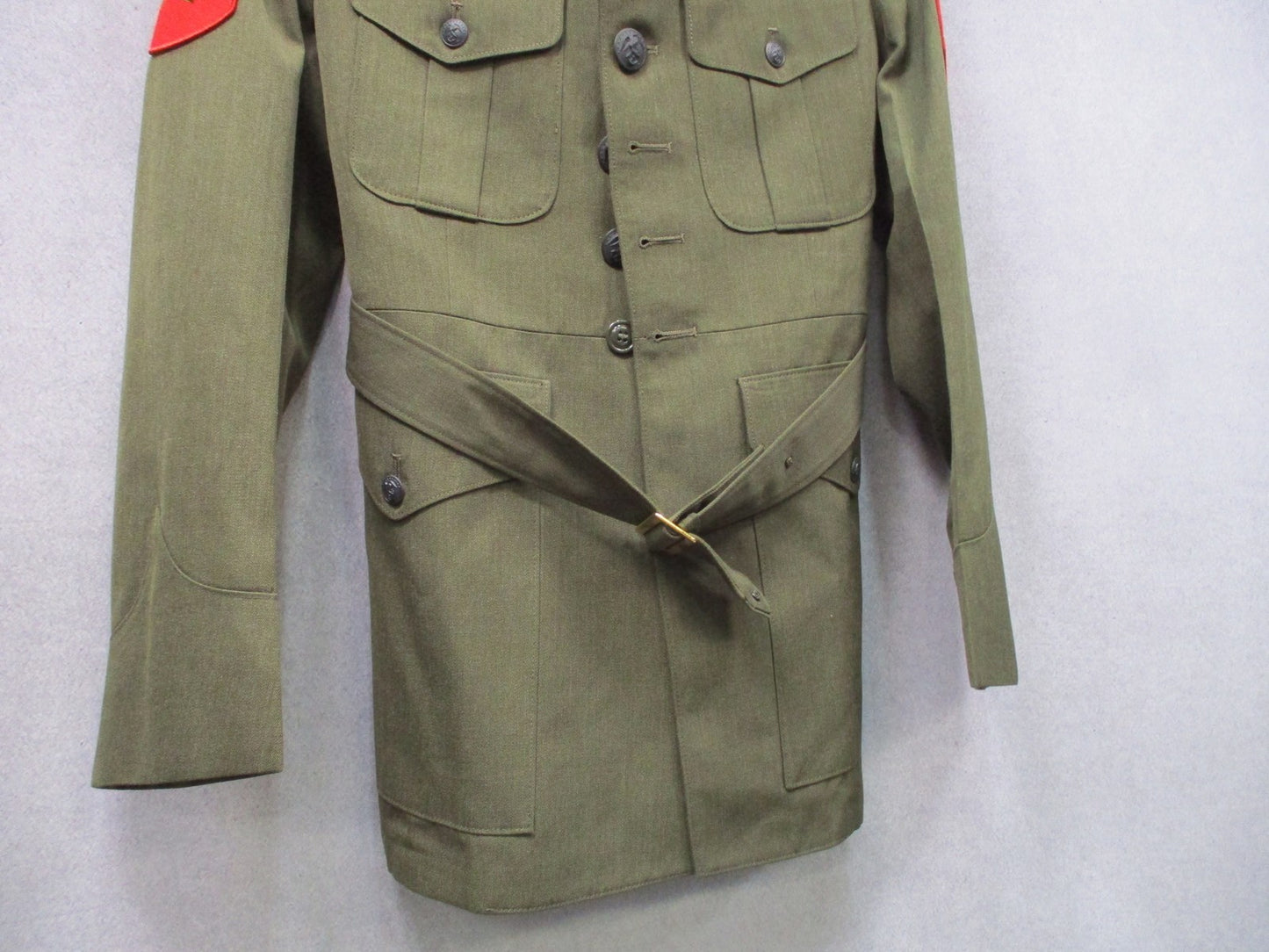 USMC Service Alpha Coat Jacket 37S Corporal Rank NSN 8405-01-279-5606 Crown