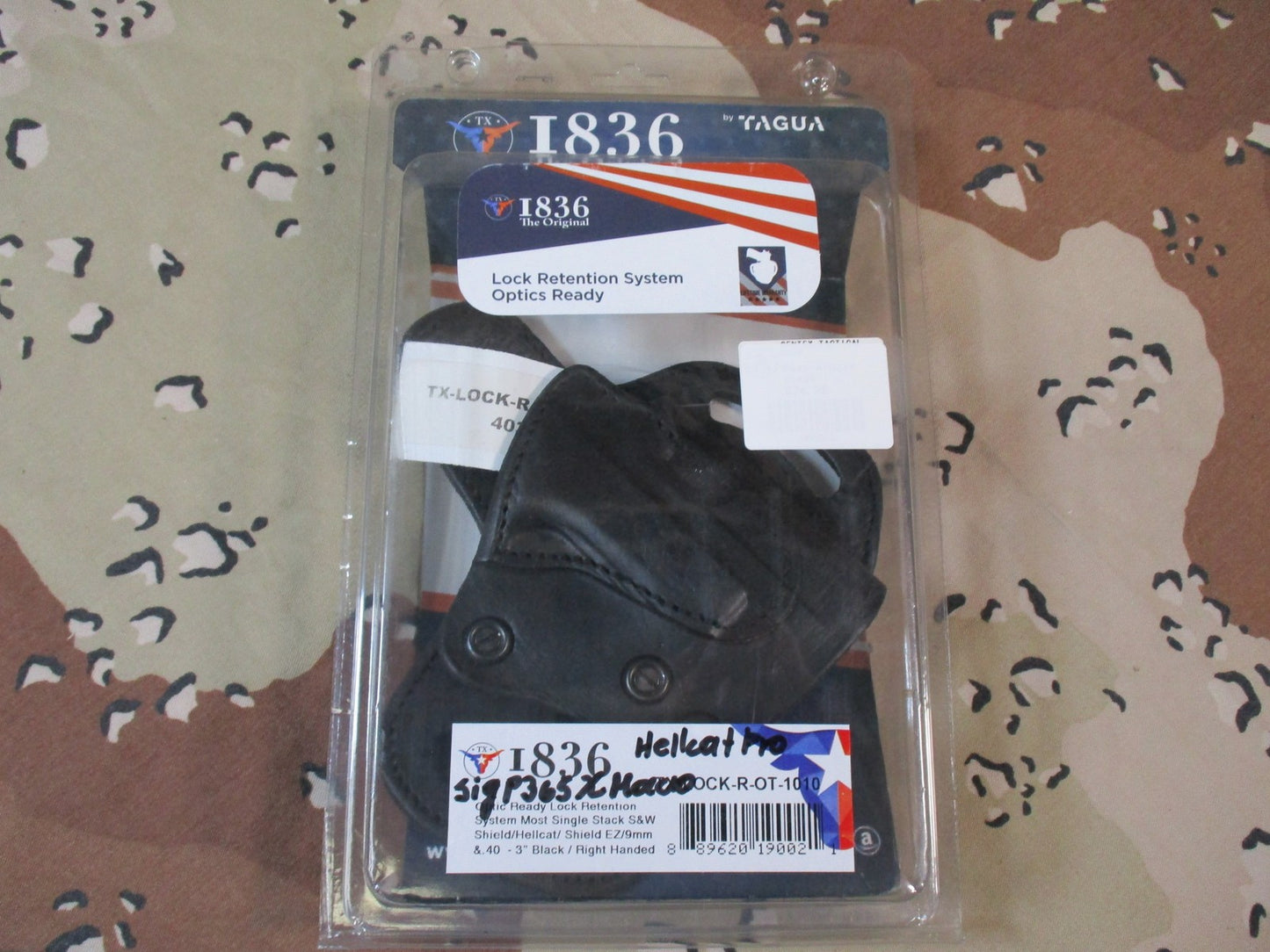 1836 by Tagua Leather Optic Ready Holster Right Hand TX-LOCK-R-OT-1010 New