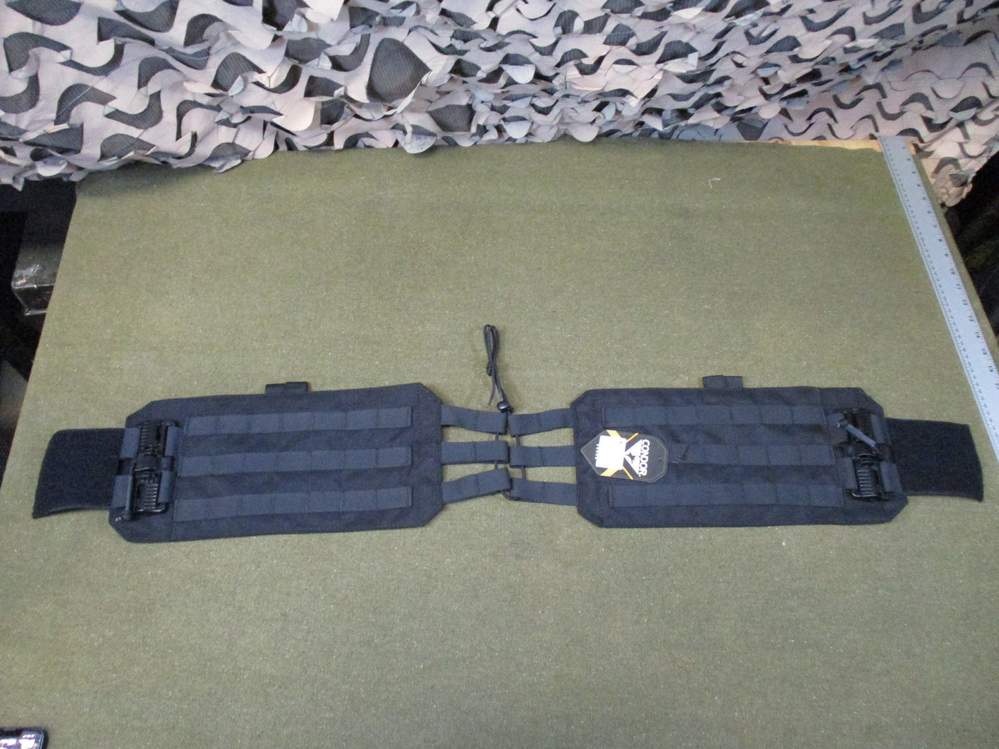 Condor Tactical Cummerbund Kit Black MOLLE Compatible Plate Carrier Accessory